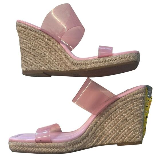 Steven New York Womens 9.5 Malaya Espadrille Sandal Pastel Pink Bratz Barbie Y2K - Picture 8 of 8